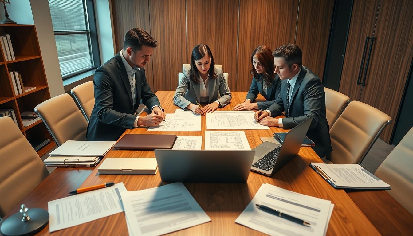 Signing of a business contract